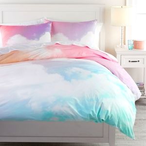 Pottery Barn Teen Rainbow Sky Full Duvet Set